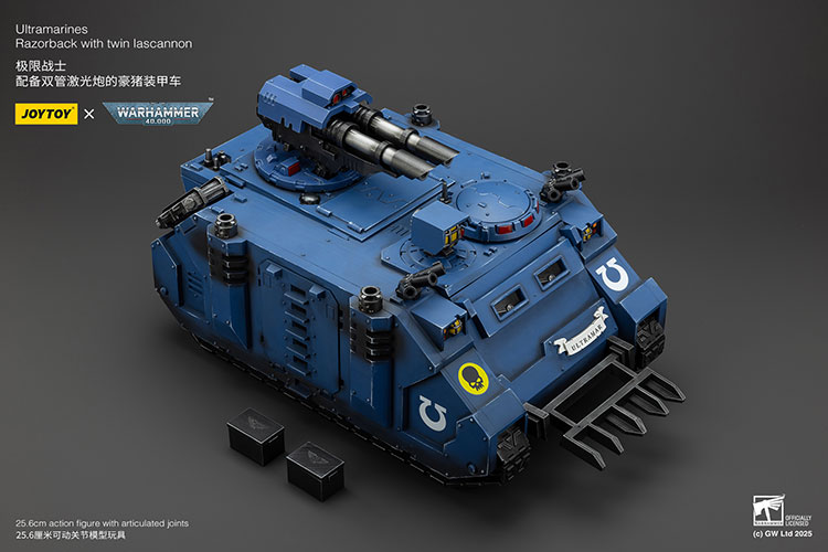 Ultramarines Razorback with twin lascannon - view 2