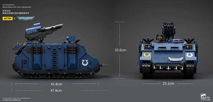 Ultramarines Razorback with twin lascannon - view 18