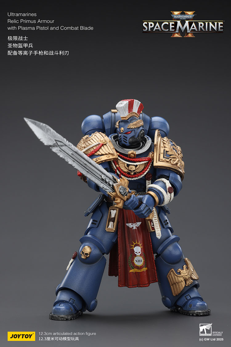 Ultramarines Relic Primus Armour with Plasma Pistol and Combat Blade - view 5