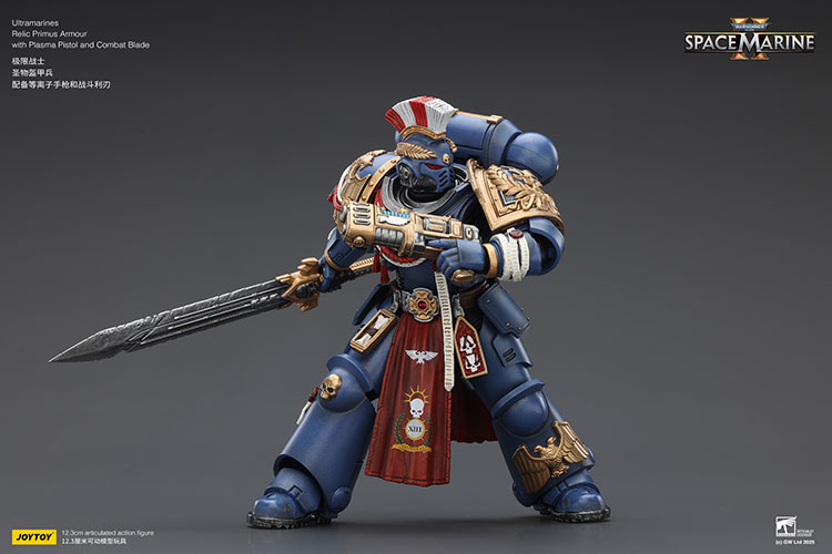 Ultramarines Relic Primus Armour with Plasma Pistol and Combat Blade - view 6