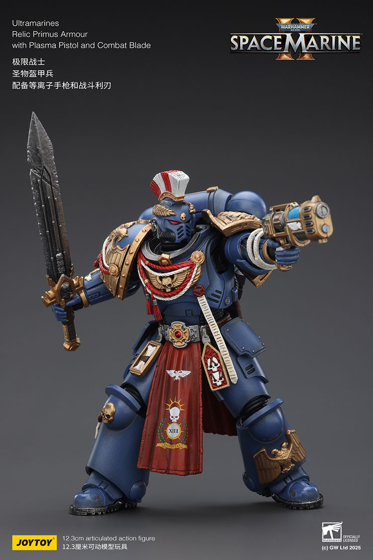 Ultramarines Relic Primus Armour with Plasma Pistol and Combat Blade - view 8