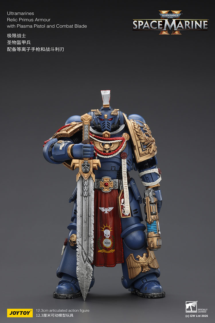 Ultramarines Relic Primus Armour with Plasma Pistol and Combat Blade - view 9