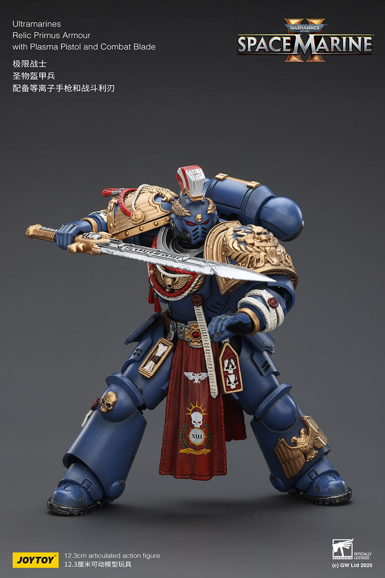 Ultramarines Relic Primus Armour with Plasma Pistol and Combat Blade - view 13