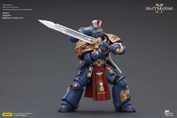 Ultramarines Relic Primus Armour with Plasma Pistol and Combat Blade - view 14