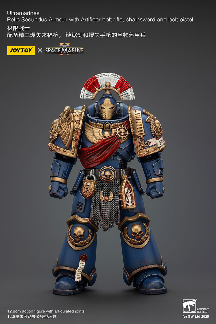 Ultramarines Relic Secundus Armour with Artificer bolt rifle, chainsword and bolt pistol - main product image