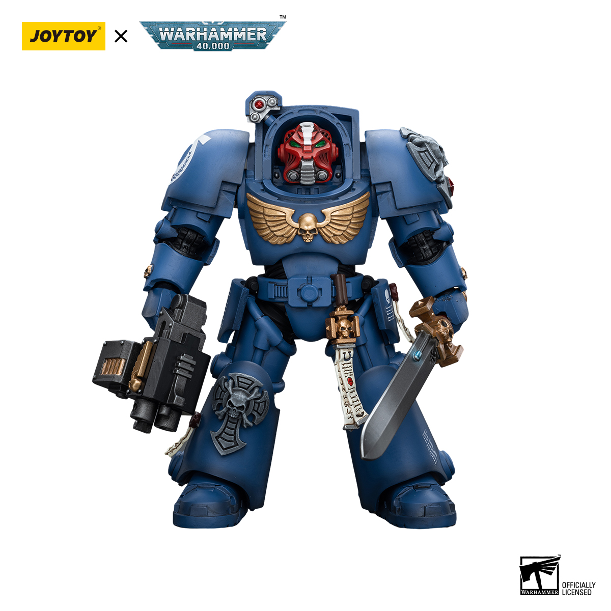 Ultramarines Terminator Squad Sergeant with Power Sword and Teleport Homer - view 8