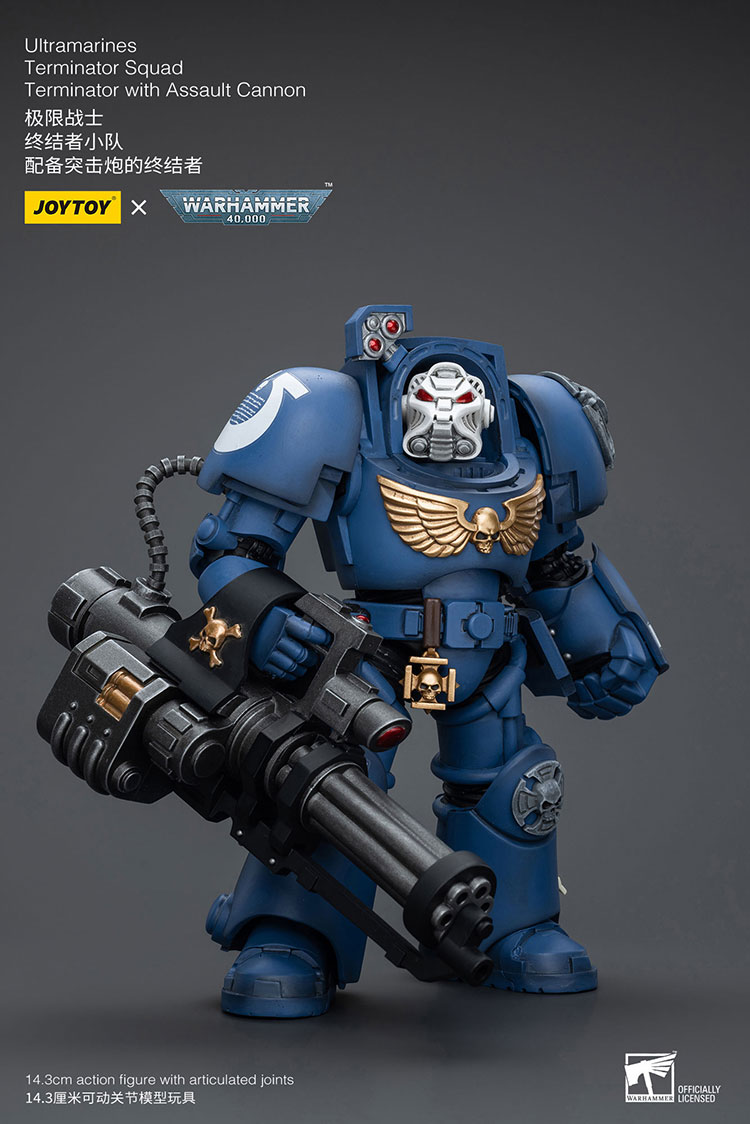 Ultramarines Terminator Squad Terminator with Assault Cannon - main product image