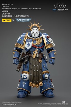 Ultramarines Torvald with Power Sword, Stormshield and Bolt Pistol