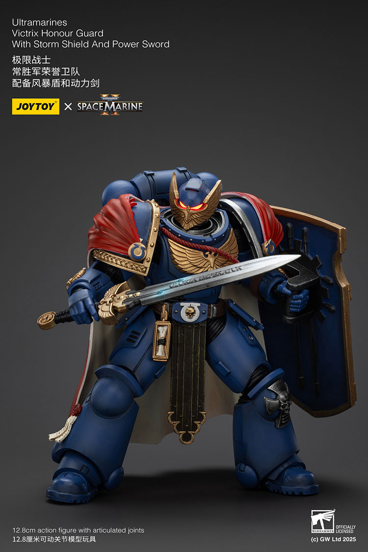 Ultramarines Victrix Honour Guard with Storm Shield And Power Sword - view 10