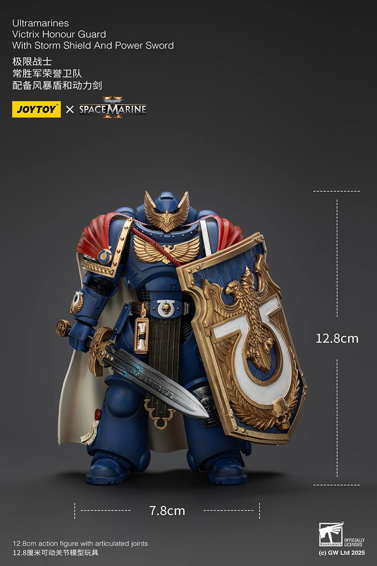 Ultramarines Victrix Honour Guard with Storm Shield And Power Sword - view 11