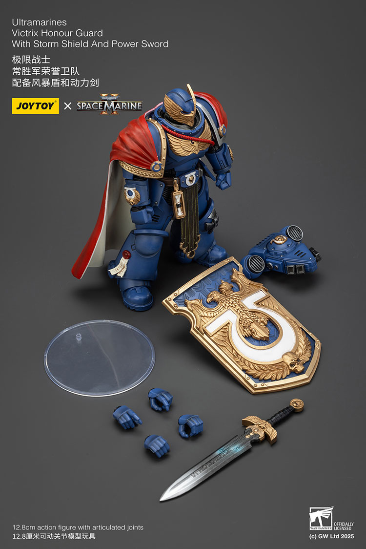 Ultramarines Victrix Honour Guard with Storm Shield And Power Sword - view 12