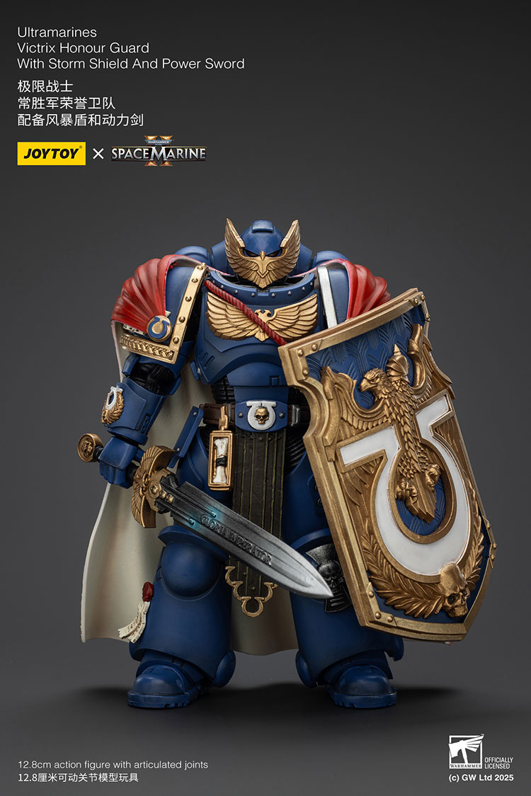 Ultramarines Victrix Honour Guard with Storm Shield And Power Sword - view 2