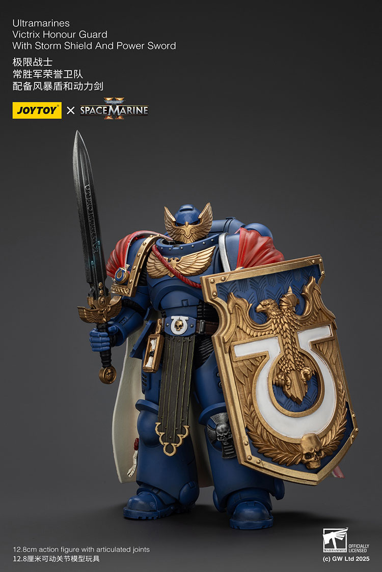Ultramarines Victrix Honour Guard with Storm Shield And Power Sword - view 3