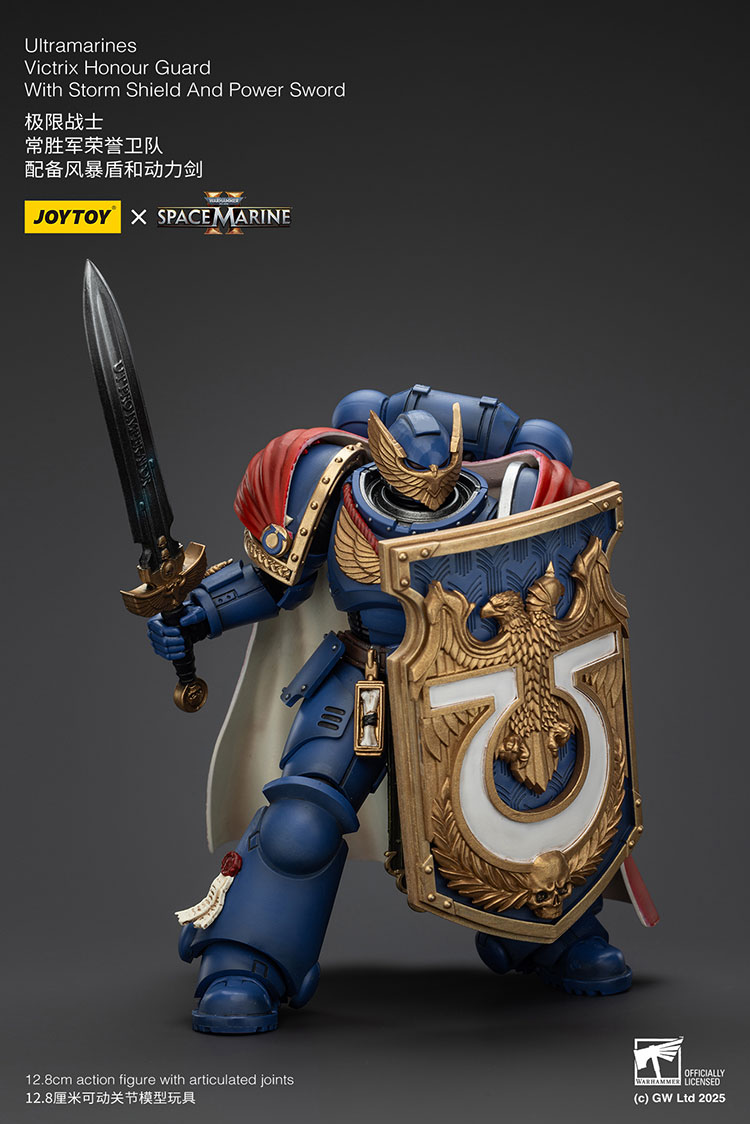 Ultramarines Victrix Honour Guard with Storm Shield And Power Sword - view 5