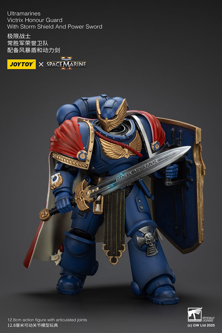 Ultramarines Victrix Honour Guard with Storm Shield And Power Sword - view 6