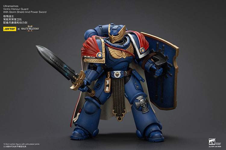 Ultramarines Victrix Honour Guard with Storm Shield And Power Sword - view 8
