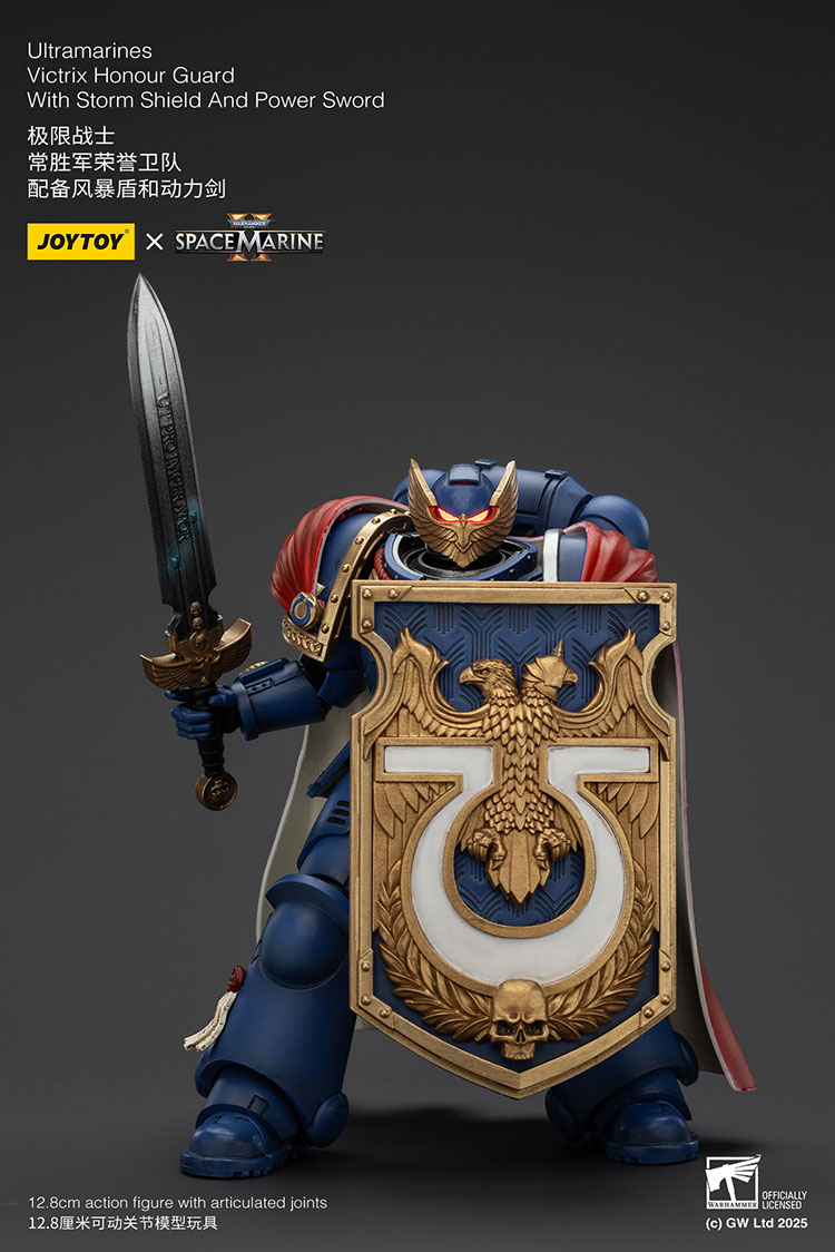 Ultramarines Victrix Honour Guard with Storm Shield And Power Sword - view 9