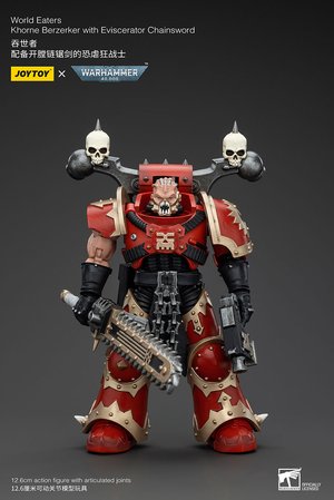 World Eaters Khorne Berzerker with Eviscerator Chainsword - Premium action figure - $46.99