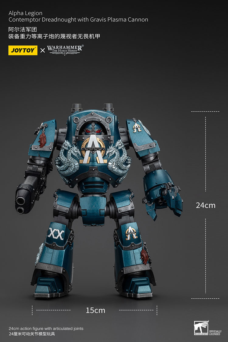 Alpha Legion Contemptor Dreadnought with Gravis Plasma Cannon - view 11