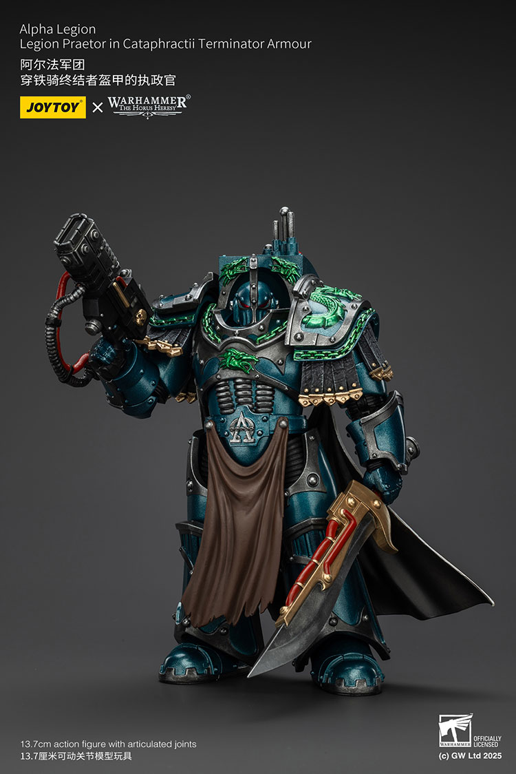 Alpha Legion Legion Praetor in Cataphractii Terminator Armour - view 2