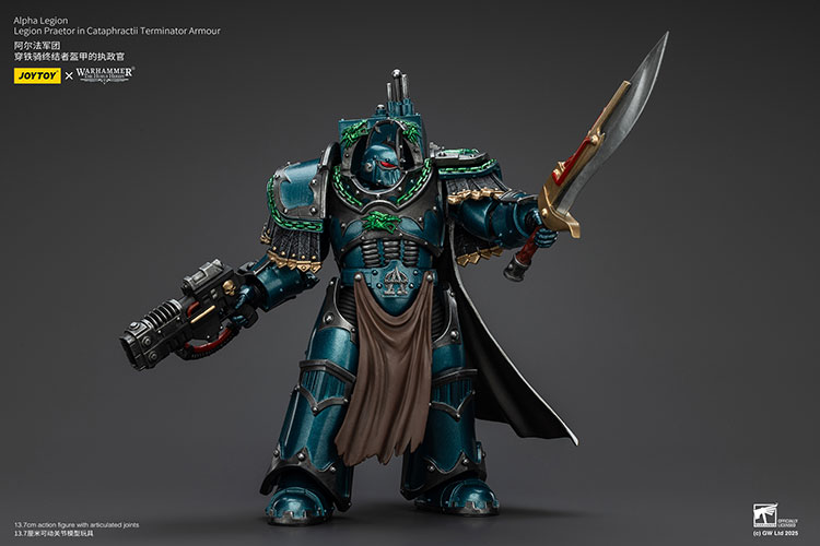 Alpha Legion Legion Praetor in Cataphractii Terminator Armour - view 6