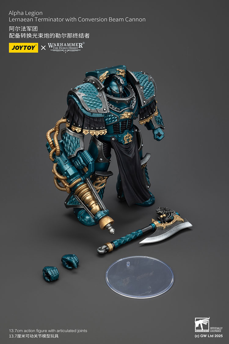 Alpha Legion Lernaean Terminator with Conversion Beam Cannon - view 8