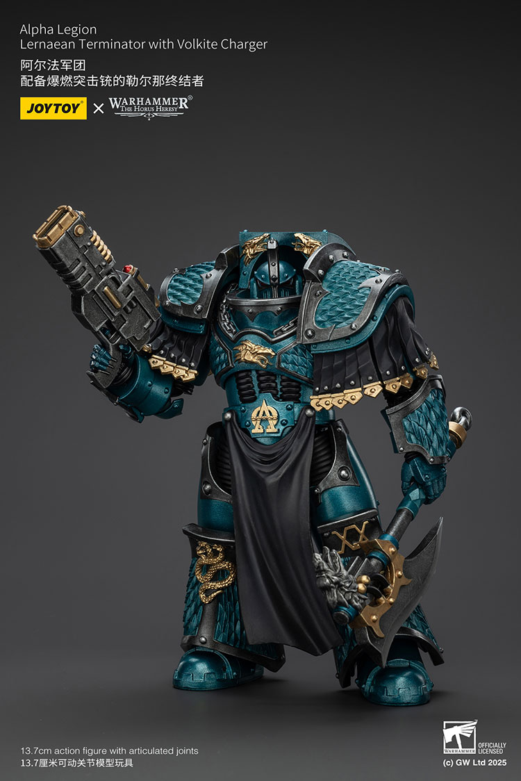 Alpha Legion Lernaean Terminator with Volkite Charger - view 2