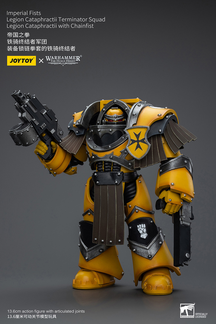 Imperial Fists Legion Cataphractii Terminator Squad Legion Cataphractii with Chainfist - main product image
