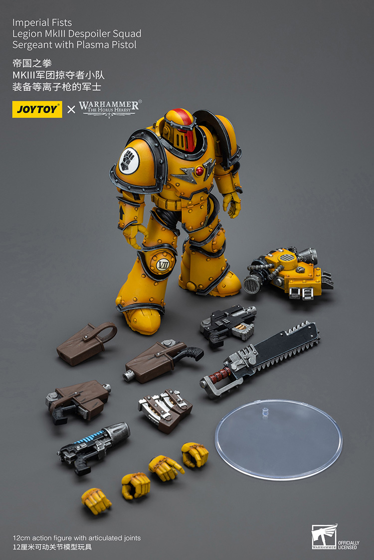Imperial Fists Legion MkIII Despoiler Squad Sergeant with Plasma Pistol - view 8