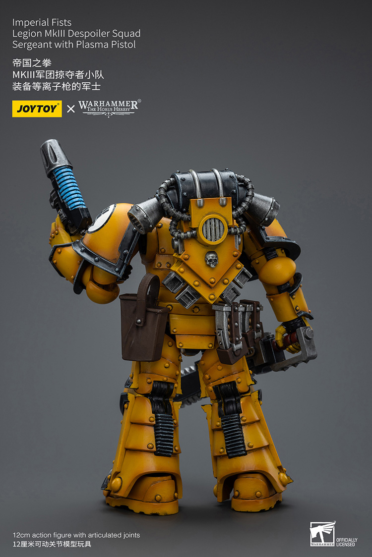 Imperial Fists Legion MkIII Despoiler Squad Sergeant with Plasma Pistol - view 2
