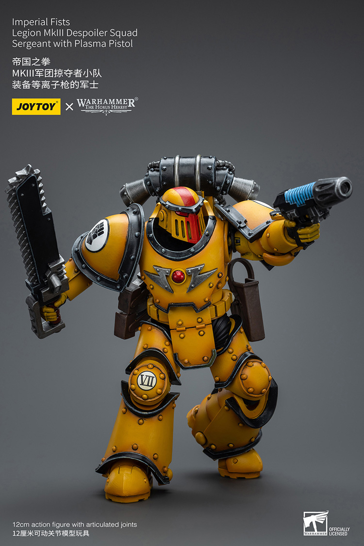 Imperial Fists Legion MkIII Despoiler Squad Sergeant with Plasma Pistol - view 5