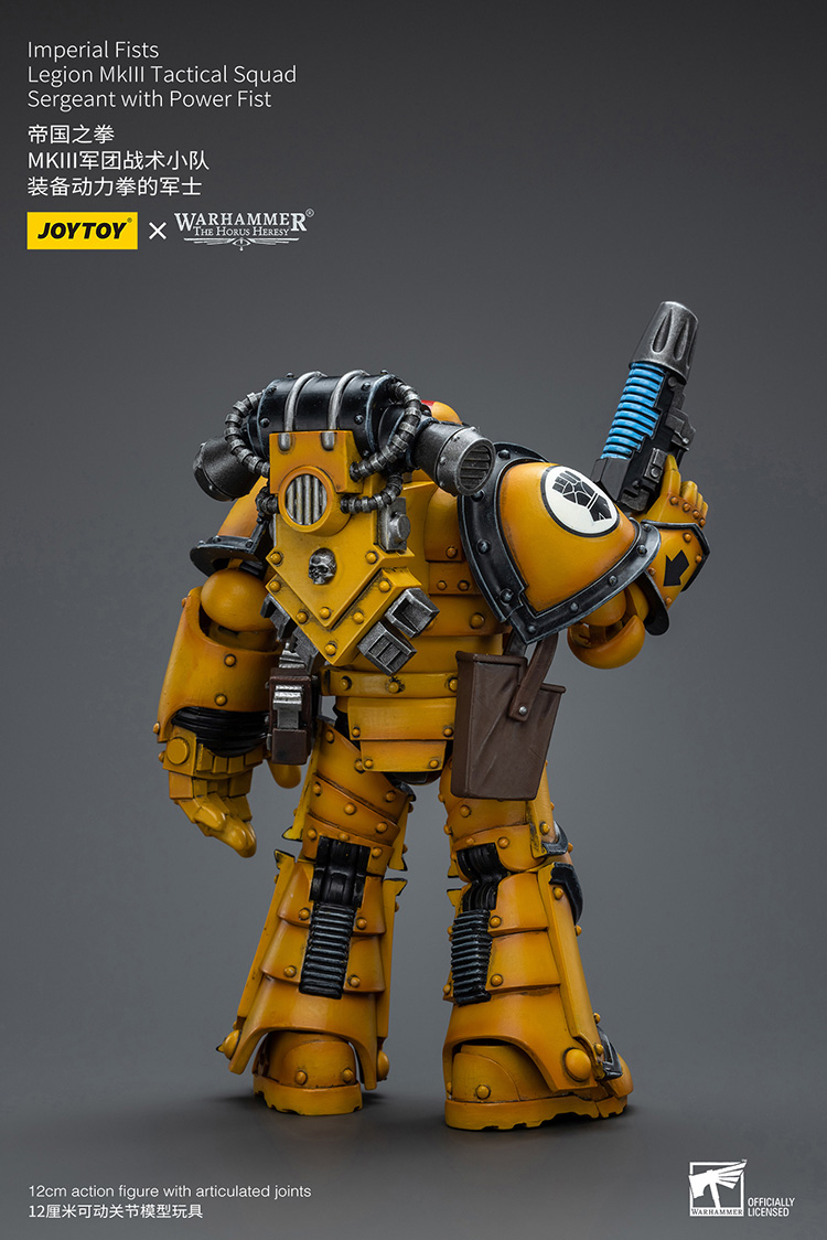 Imperial Fists Legion MkIII Tactical Squad Sergeant with Power Fist - view 2