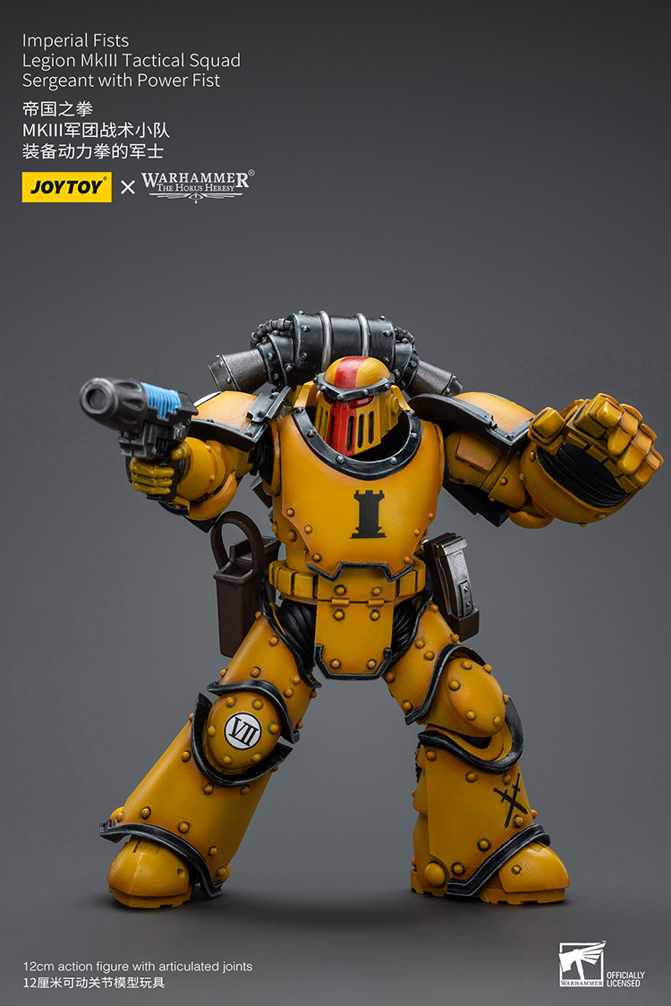 Imperial Fists Legion MkIII Tactical Squad Sergeant with Power Fist - view 4
