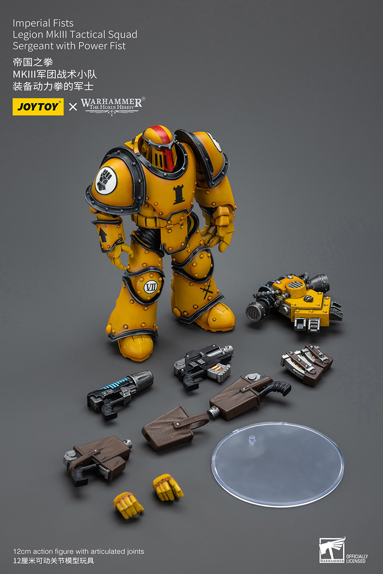 Imperial Fists Legion MkIII Tactical Squad Sergeant with Power Fist - view 5