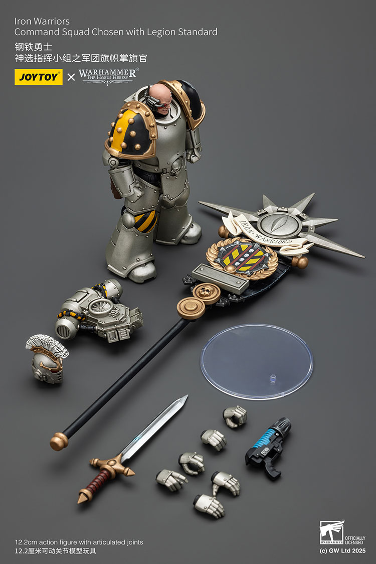 Iron Warriors Command Squad Chosen with Legion Standard - view 10