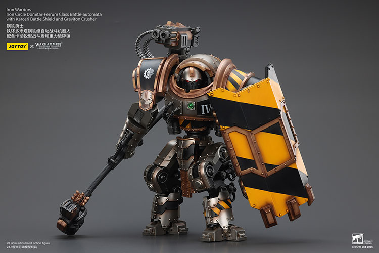 Iron Warriors Iron Circle Domitar-Ferrum Class Battle-automata with Karceri Battle Shield and Graviton Crusher - view 5