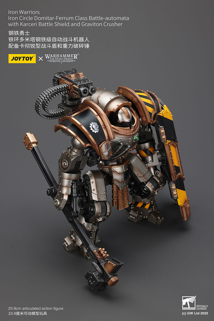 Iron Warriors Iron Circle Domitar-Ferrum Class Battle-automata with Karceri Battle Shield and Graviton Crusher - view 13