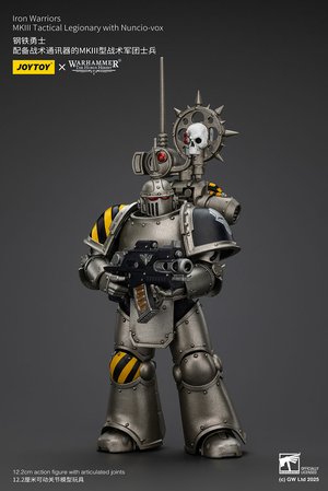 Iron Warriors MKIII Tactical Legionary with Nuncio-vox - Premium action figure - $39.99