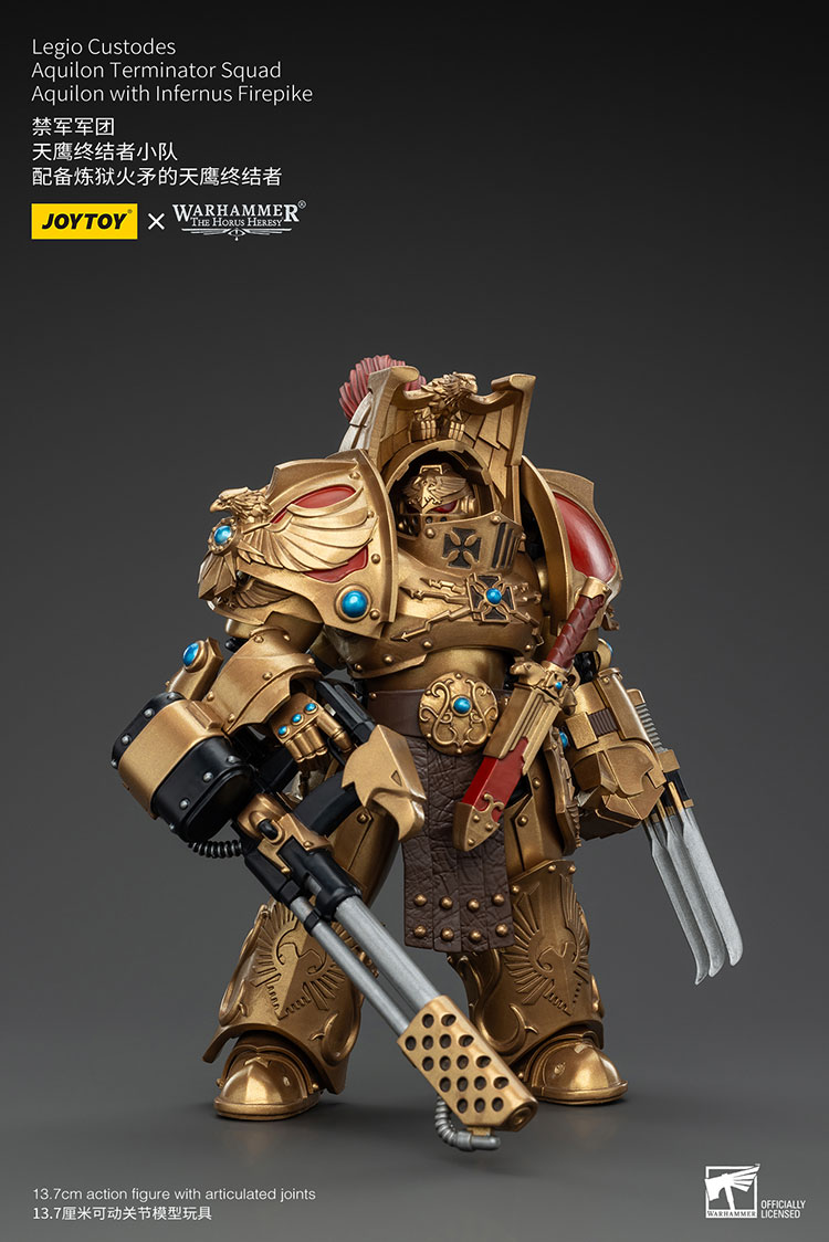 Legio Custodes Aquilon Terminator Squad Aquilon with Infernus Firepike - main product image