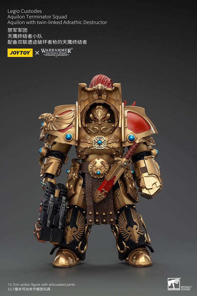 Legio Custodes Aquilon Terminator Squad Aquilon with twin-linked Adrathic Destructor - view 2