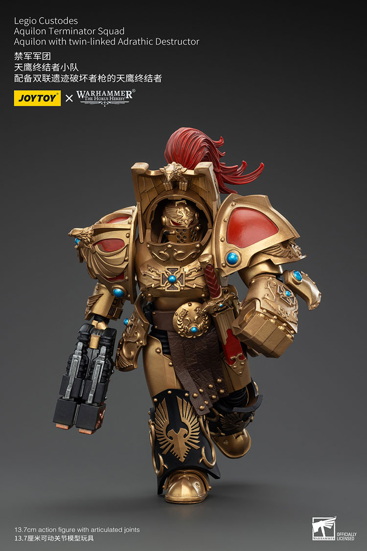 Legio Custodes Aquilon Terminator Squad Aquilon with twin-linked Adrathic Destructor - view 4