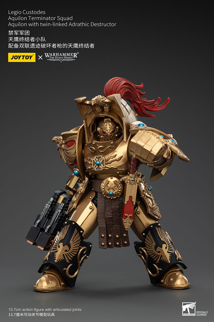 Legio Custodes Aquilon Terminator Squad Aquilon with twin-linked Adrathic Destructor - view 5