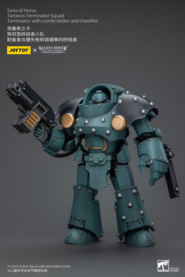 Sons Of Horus Tartaros Terminator Squad Terminator With Combi-Bolter And Chainfist - main product image