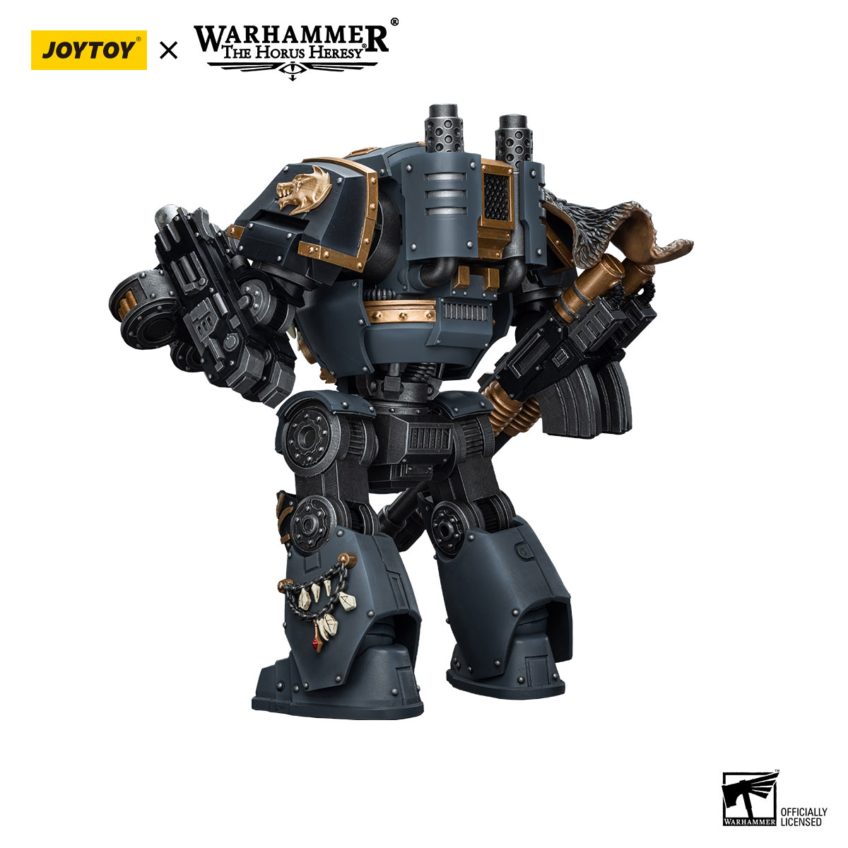 Space Wolves Contemptor Dreadnought with Gravis Bolt Cannon - view 16