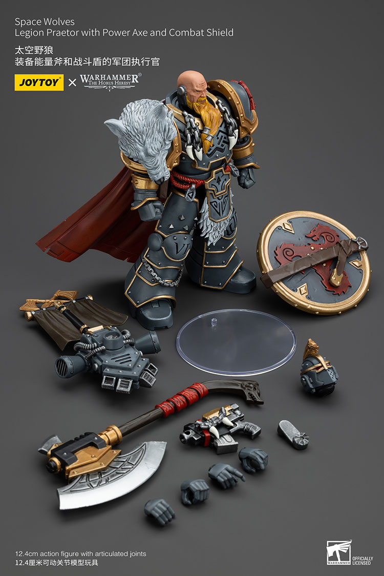 Space Wolves Legion Praetor with Power Axe and Combat Shield - view 9