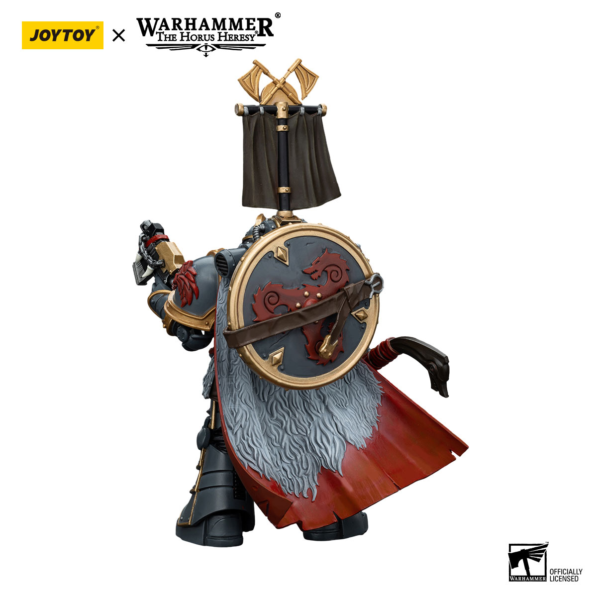 Space Wolves Legion Praetor with Power Axe and Combat Shield - view 12