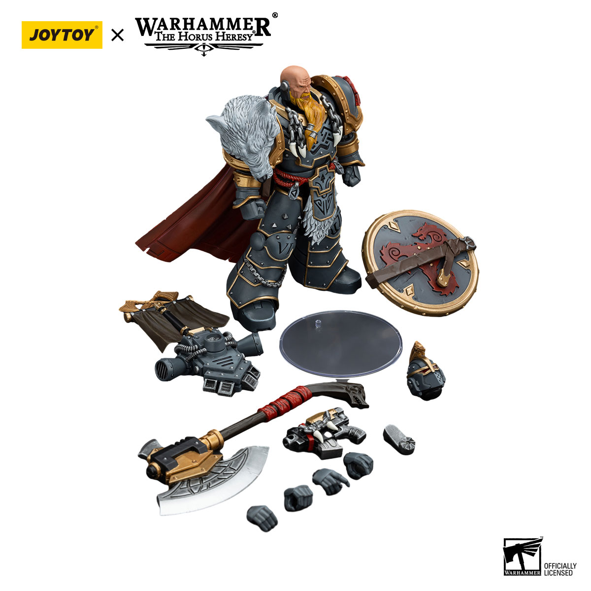 Space Wolves Legion Praetor with Power Axe and Combat Shield - view 15