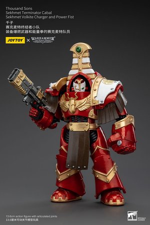 Thousand Sons Sekhmet Terminator Cabal Sekhmet Volkite Charger And Power Fist - Premium action figure - $46.99