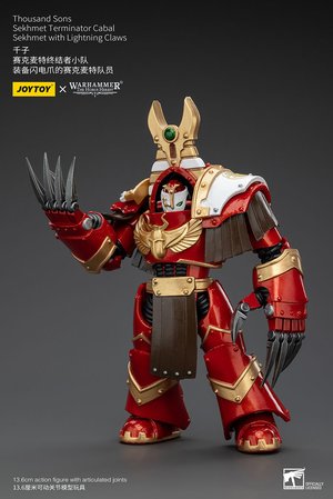 Thousand Sons Sekhmet Terminator Cabal Sekhmet With Lightning Claws - Premium action figure - $46.99