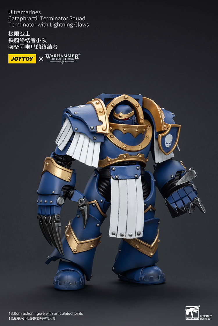 Ultramarines Cataphractii Terminator Squad Terminator with Lightning Claws - main product image
